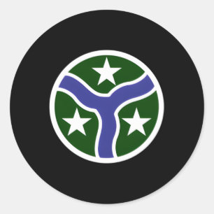 278Th Armoured Cavalry Regit Patch 278Th Acr Classic Round Sticker