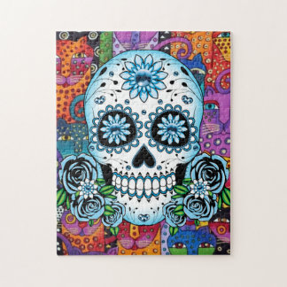 27.9 cm x 35.5 cm Skull Puzzle with Gift Box, 252p