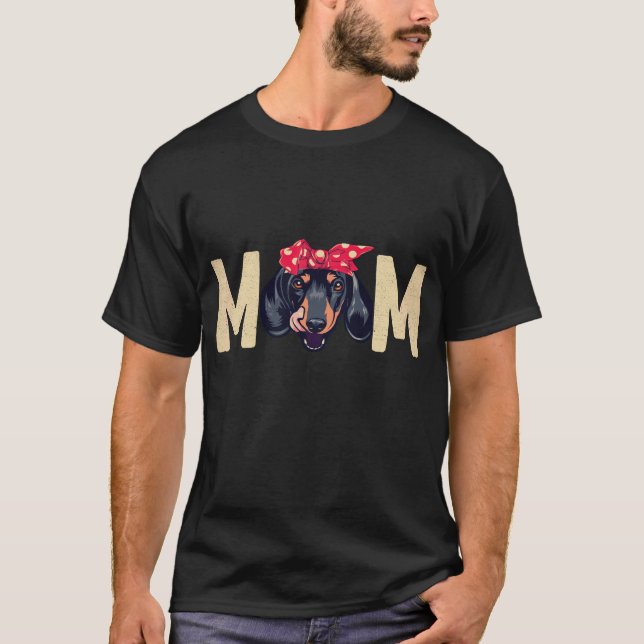 27 Dachshund Mum T-Shirt (Front)