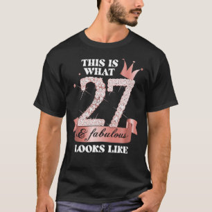 27 & Fabulous I Rose And Black Party Group Candid  T-Shirt