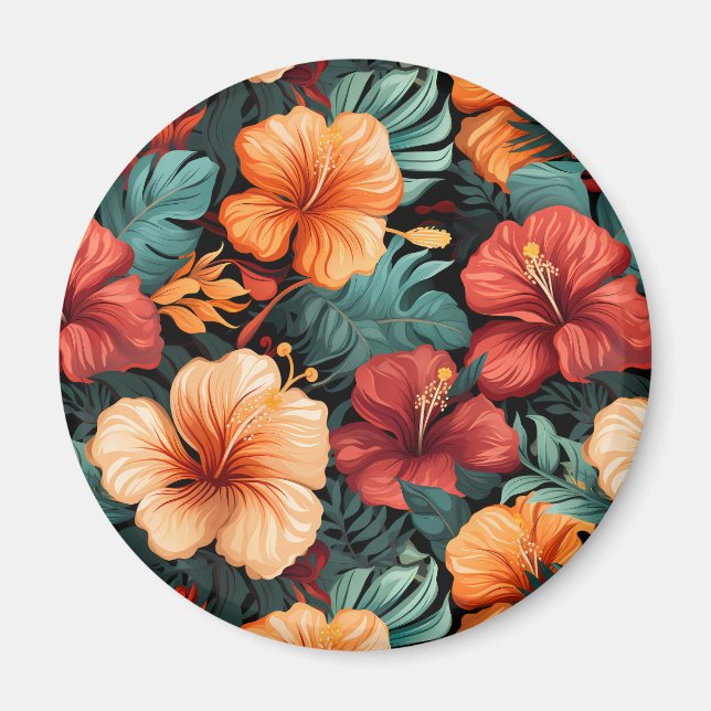 #27 Floral Pattern Magnet (Front)