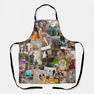 27 Haphazardly Overlapping Photos Collage Template Apron
