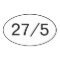 27 in 5 Sticker