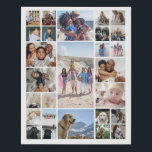 27 Photo Collage Personalised Faux Canvas Print<br><div class="desc">Create a Photo Collage Personalised faux canvas print from Ricaso - add 27 individual photos to make a 27 photo collage - Unleash your creativity and customise with twenty seven of your favourite photos. This versatile collage lets you showcase your favourite images and brings your favourite memories to life. Whether...</div>