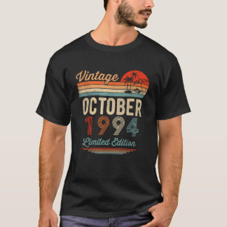 27 Year Old 27th Birthday Vintage October 1994 Men T-Shirt