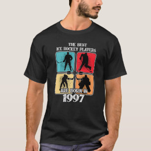 27 Year Old Ice Hockey Player 1995 27th Birthday V T-Shirt