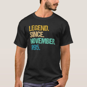 27 Years Old Awesome Since November 1995 27th Bir T-Shirt