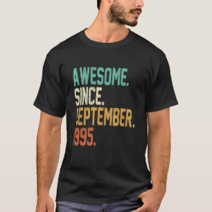 27 Years Old  Awesome Since September 1995 27th Bi T-Shirt