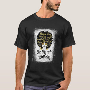 27 Years Old Leopard Melanin Girl It's My Birthday T-Shirt
