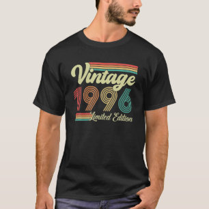 27 Years Old Vintage 1996 Born In 1996 27th T-Shirt