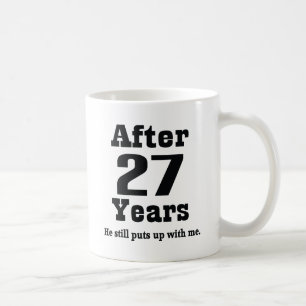27th Anniversary (Funny) Coffee Mug