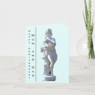 27th Anniversary Sculpture editable  Card