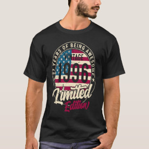 27th Birthday Vintage 1996 Bday Group 27 Years Old T-Shirt
