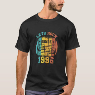 27th Birthday Vintage 1996 Retro 27 Years old Guit T-Shirt