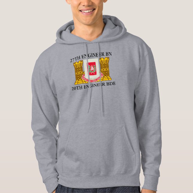27TH ENGINEER BATTALION 20TH ENGINEER BRIGADE  HOODIE (Front)