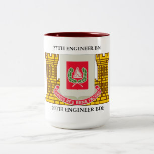 27TH ENGINEER BATTALION 20TH ENGINEER BRIGADE  Two-Tone COFFEE MUG