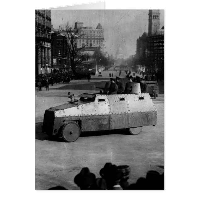 27th March 1917:  The armoured vehicle squadron (Front)