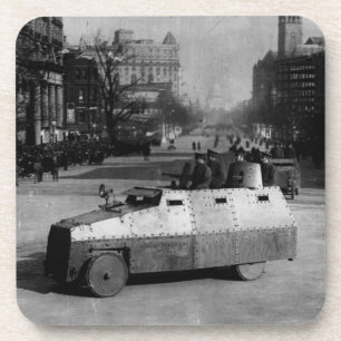 27th March 1917:  The armoured vehicle squadron Coaster