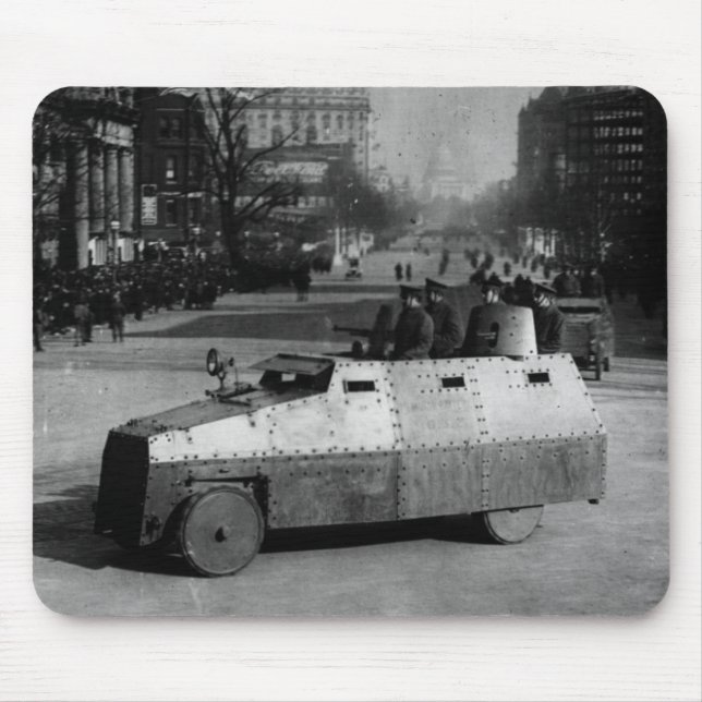 27th March 1917:  The armoured vehicle squadron Mouse Mat (Front)