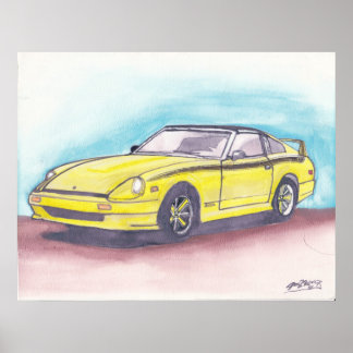280ZX Watercolor Print