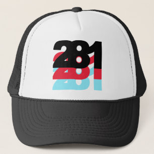 281 Area Code Trucker Hat
