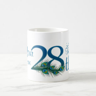 # 28 - 28th Wedding Anniversary or 28th Birthday Coffee Mug