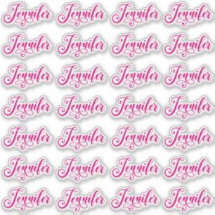 28 Hot Pink Decorative Jennifer