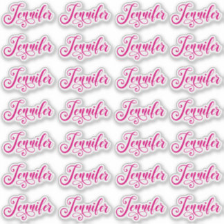 28 Hot Pink Decorative Jennifer