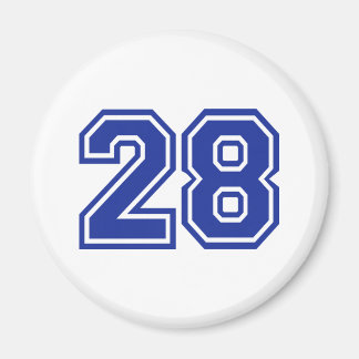 28 - number magnet