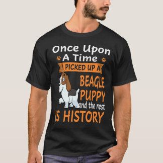 28 One Upon A Time - Beagle Puppy T-Shirt