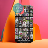 28 Photo Collage Grid - 2 Text boxes - black