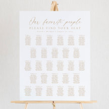 28 Tables Our Favourite People Seating Chart