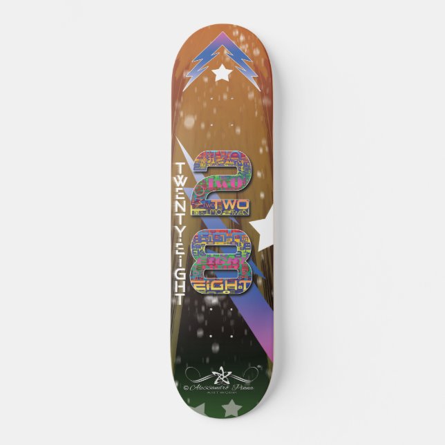 28 Twenty-Eight Skateboard (Front)