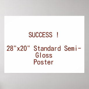 28"x20" Standard Semi-Gloss Poster
