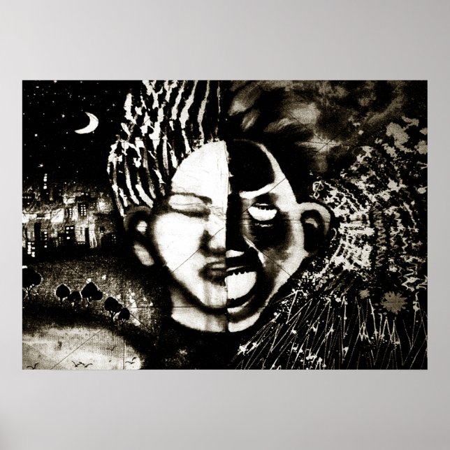 28"x20" Value Poster Paper (Matte) Silence & Loud (Front)