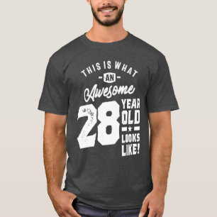 28 Year Old Gift 28th Birthday Gift Ideas T-Shirt