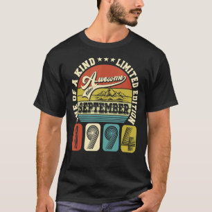 28 Years Old 28th Birthday Awesome Since Septembe T-Shirt
