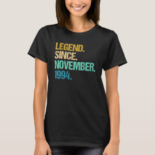28 Years Old  Awesome Since November 1994 28th Bir T-Shirt
