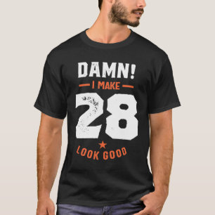 28 Years Old Gift 28th Birthday Gift Ideas T-Shirt