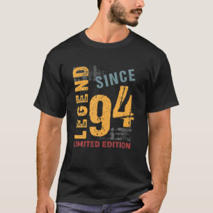 28 Years Old Vintage 1994 28Th Birthday Decoration T-Shirt