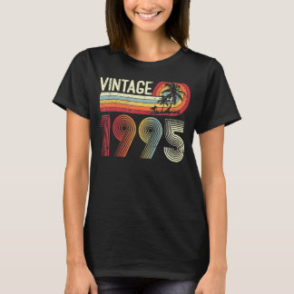 28 Yrs Old Men Women Vintage 1995 Retro 28th Birth T-Shirt