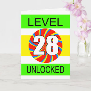 28th Birthday Computer Gamer Card