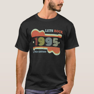 28th Birthday Vintage Guitar  Retro Lets Rock 1995 T-Shirt