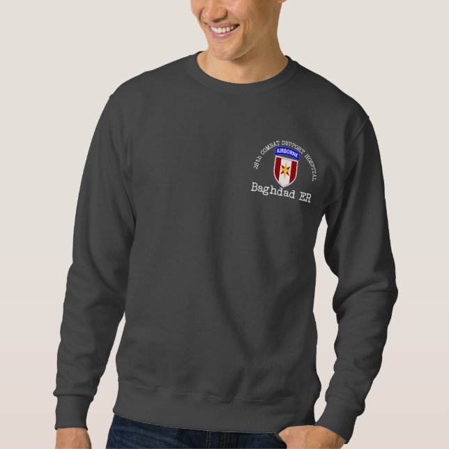 28th Combat Support Hospital - Baghdad ER Sweatshirt (Front)