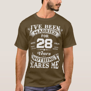28th Party Wedding Anniversary For Couples Married T-Shirt