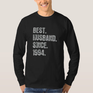 28th Wedding Aniversary For Him Best Husband Since T-Shirt