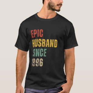 28th Wedding Anniversary for Him Since 1996 Vintag T-Shirt