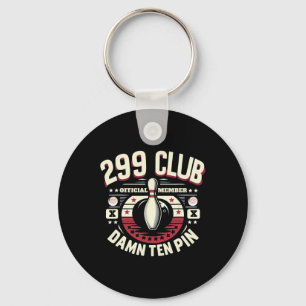299 Club Official Member Adult Humour Funny Ten Pi Key Ring
