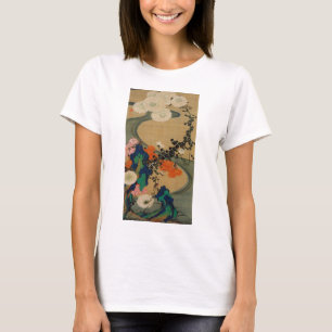 29. 菊花流水図, 若冲 Chrysanthemum & Stream, Jakuchū T-Shirt