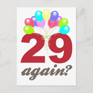 29 Again? Postcard